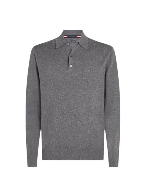pima org ctn cashmere ls polo Tommy Hilfiger | MW0MW36519P91.P91